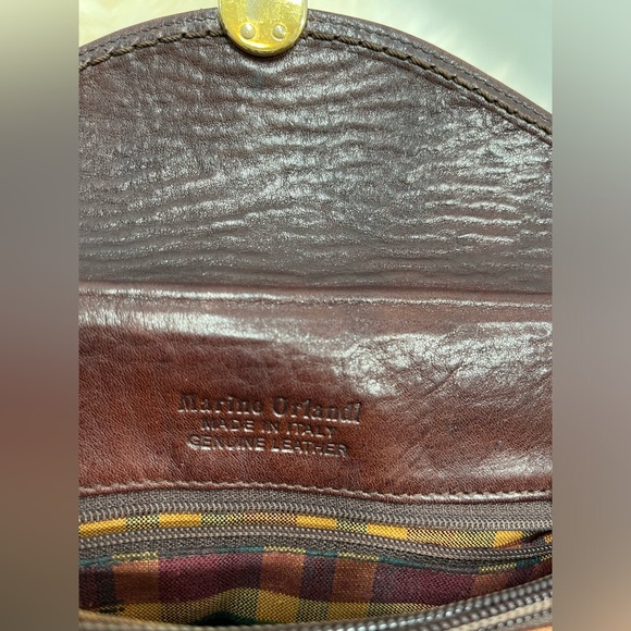 Marino Orlandi Made In Italy Large Speedy Leather Satchel Crossbody - Picture 7 of 16